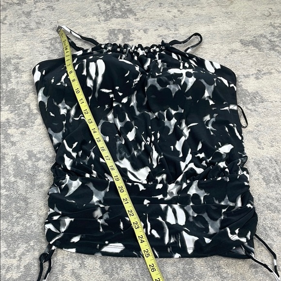 New Magicsuit Dreamstate Babs Tankini Top Swim Modest Black White Abstract 16 - Picture 10 of 13